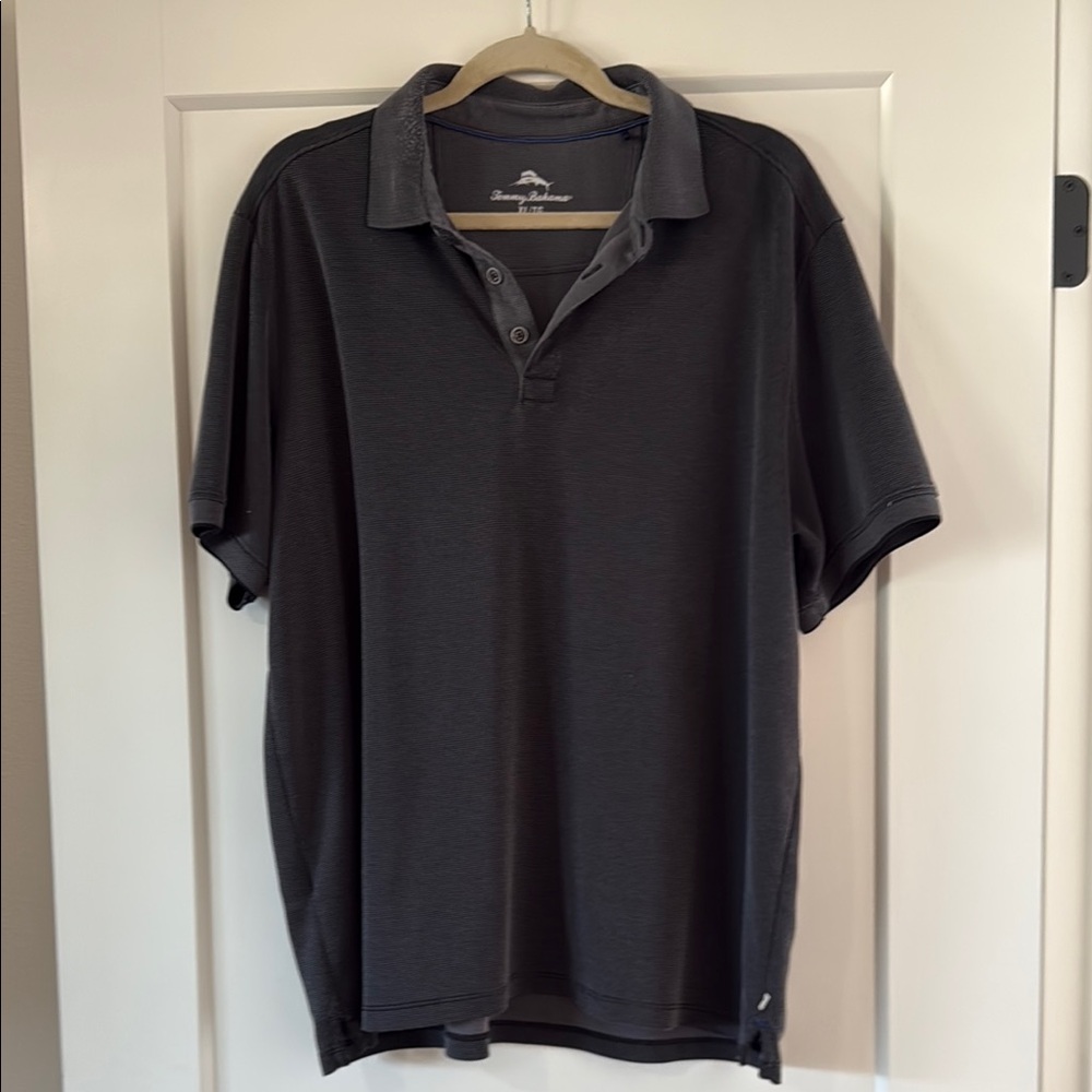 Tommy Bahama Men's Gray Polo Shirt